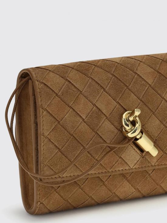 26SS 보테가베네타 안디아모 파우치 온 스트랩 836940V5ZZ9 2599 Amber - BOTTEGA VENETA