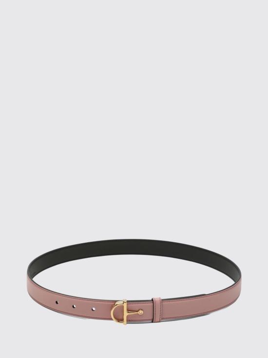 26SS 구찌 홀스빗 레더 벨트 836993AAEC2 5712 Pink