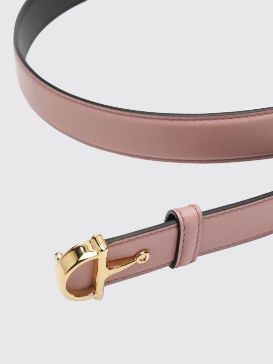 26SS 구찌 홀스빗 레더 벨트 836993AAEC2 5712 Pink - GUCCI