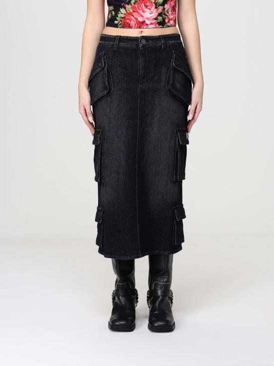 26SS 돌체앤가바나 롱 스커트 F4DCSDG8OS4 S9001 Black