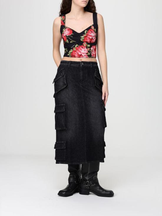 26SS 돌체앤가바나 롱 스커트 F4DCSDG8OS4 S9001 Black - DOLCE & GABBANA