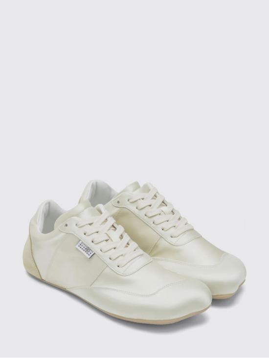 26SS MM6 메종마르지엘라 사틴 팩토리 스니커즈 S59WS0248P7563 T1010 White - MM6 MAISON MARGIELA