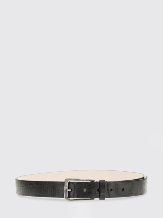 26SS 브루넬로 쿠치넬리 레귤러 벨트 M0GUAC33M C101 Black - BRUNELLO CUCINELLI