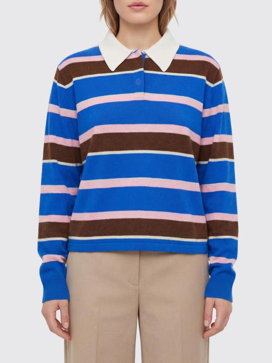 26SS 게스트 인 레지던스 폴로 티셔츠 W38410JL TWICO Gnawed Blue