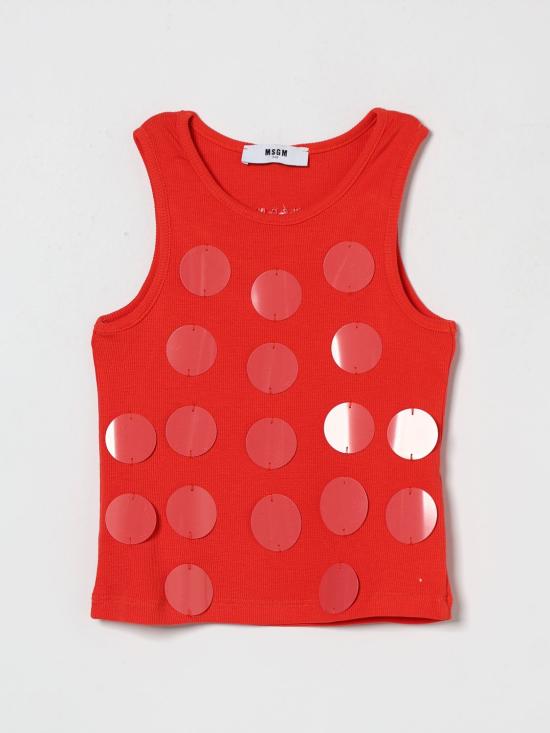 26SS [키즈] 엠에스지엠 티셔츠 S6MSJGTA100 MS074 Red