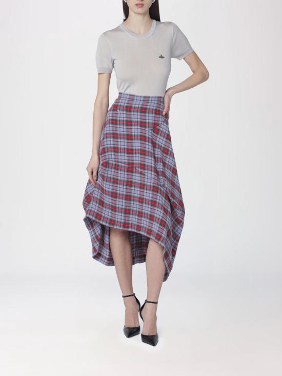 26SS 비비안웨스트우드 베아 니트 반소매 스웨터 1803002QY001A P403 Grey - VIVIENNE WESTWOOD