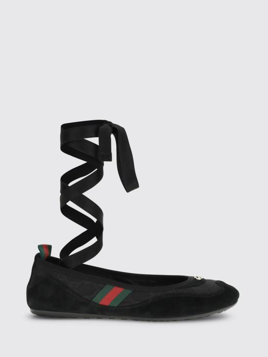 26SS 구찌 쉬프트 플랫 슈즈 857964AAF14 1096 Black