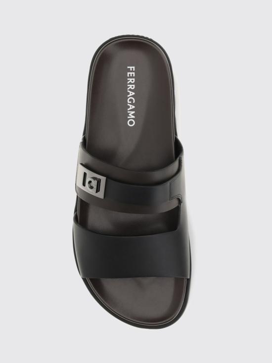 26SS 살바토레 페라가모 뮬/슬리퍼 789256 001 Black - SALVATORE FERRAGAMO