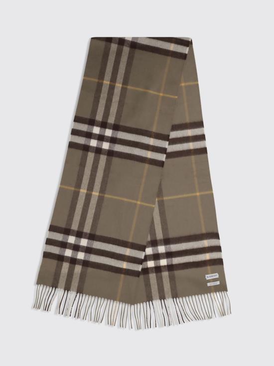 26SS 버버리 체크 캐시미어 스카프 8112647 Brown - BURBERRY