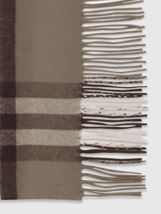 26SS 버버리 체크 캐시미어 스카프 8112647 Brown - BURBERRY