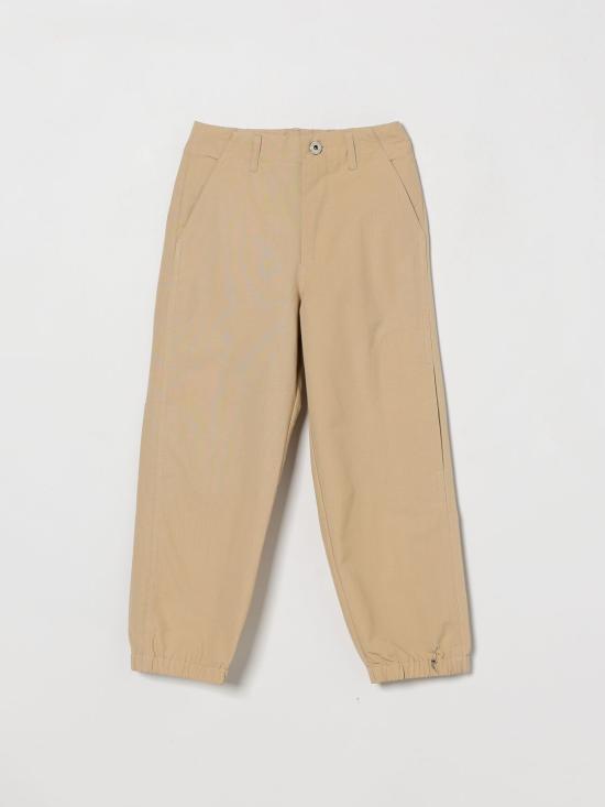 26SS [키즈] 모스키노 스트레이트 팬츠 HUP08ZLLA14 20829 Beige