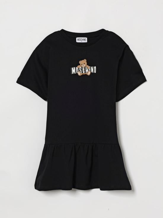 26SS [키즈] 모스키노 원피스 HDV0HLLCA19 60100 Black