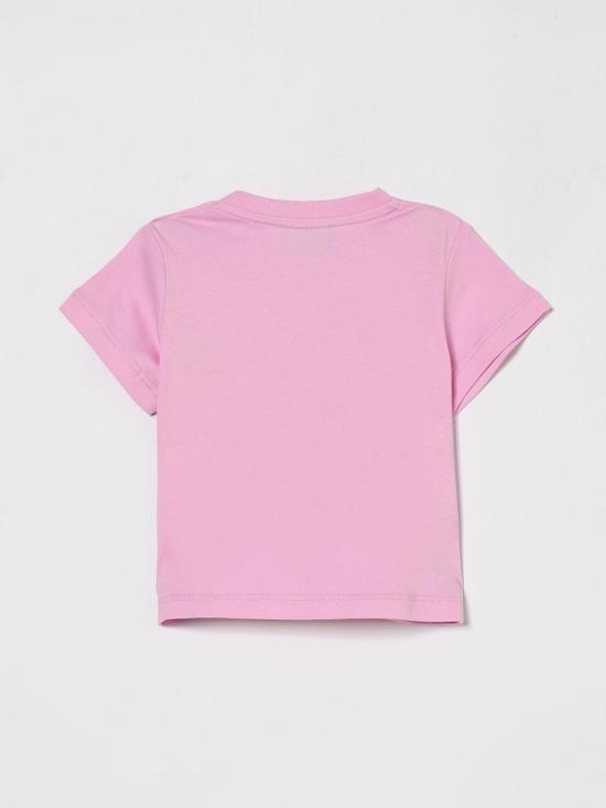 26SS [키즈] 모스키노 티셔츠 MVM047LAA24 51473 Pink - MOSCHINO