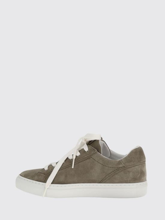 26SS 브루넬로 쿠치넬리 프레셔스 루프 스웨이드 스니커즈 MZSFG2525 C8850 Brown - BRUNELLO CUCINELLI