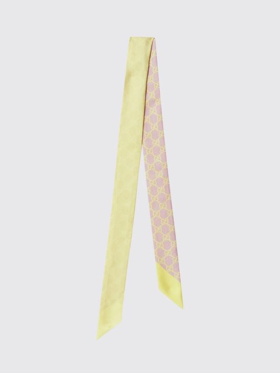 26SS 구찌 GG 실크 트윌 리본 8552893G001 5875 Yellow - GUCCI
