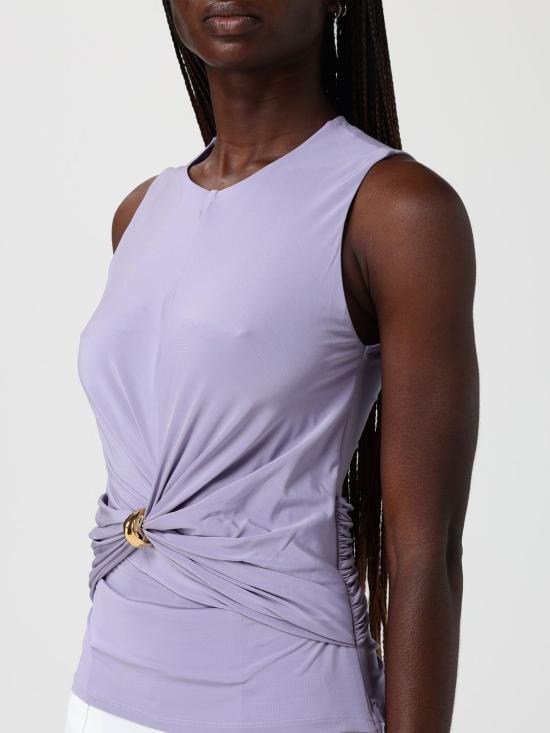 26SS 엘리자베타프랜치 민소매 티셔츠 TO03761E2 EV7 Lilac - ELISABETTA FRANCHI