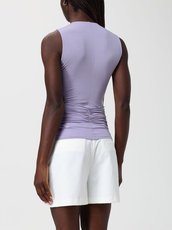 26SS 엘리자베타프랜치 민소매 티셔츠 TO03761E2 EV7 Lilac - ELISABETTA FRANCHI