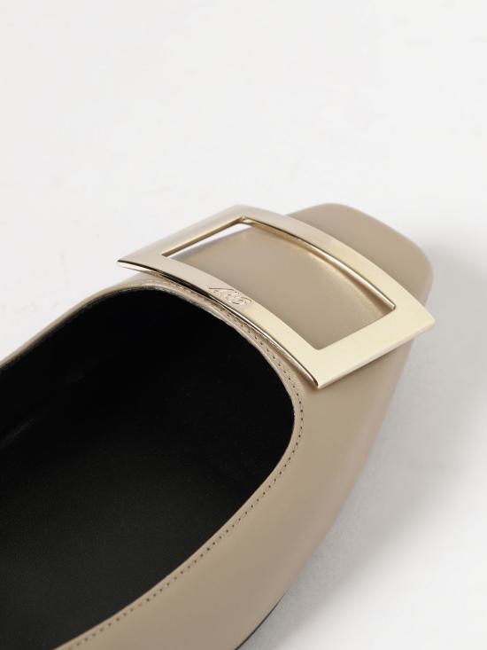 26SS 로저비비에 플랫 슈즈 RVW40415280BSS C415 Beige - ROGER VIVIER