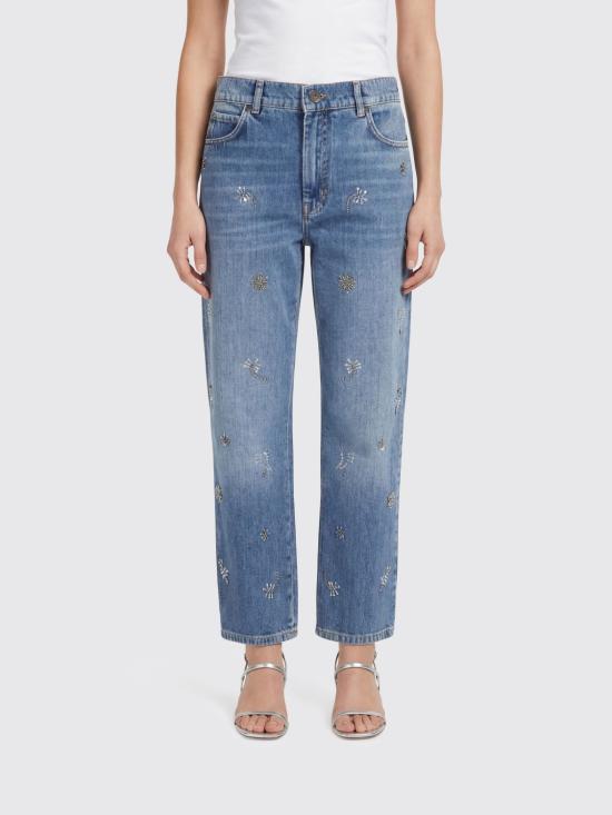 26SS 위켄드막스마라 데님 팬츠 2615181021600 025 Blue