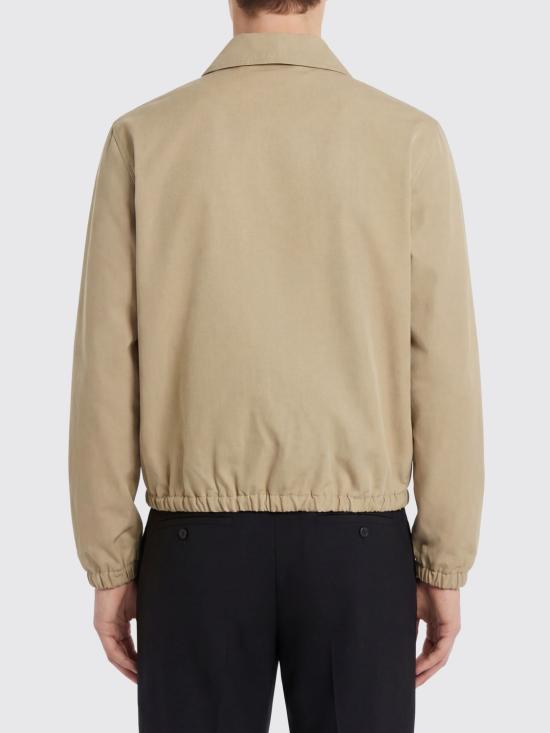 26SS 아미 코튼 ADC 지퍼 자켓 HJK884CO0132A 036 Beige - AMI