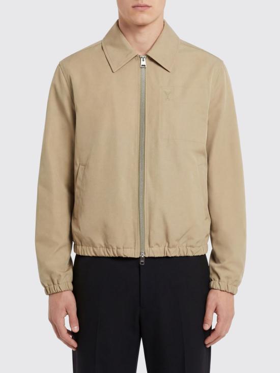 26SS 아미 코튼 ADC 지퍼 자켓 HJK884CO0132A 036 Beige