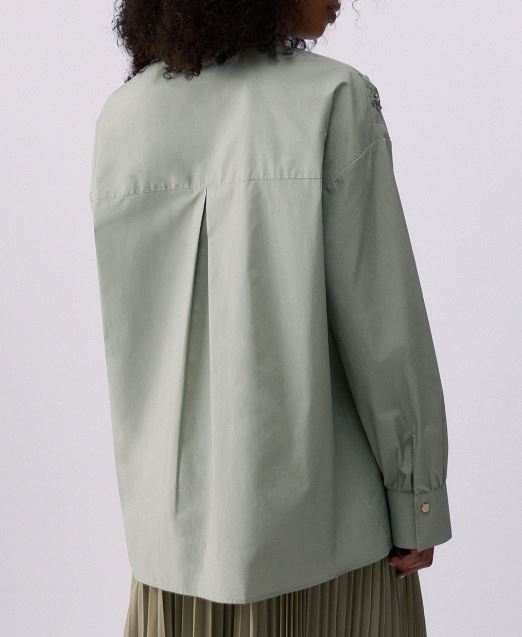 26SS 리우조 셔츠 CA6287 T039AP9639 Green peppermint - LIU JO