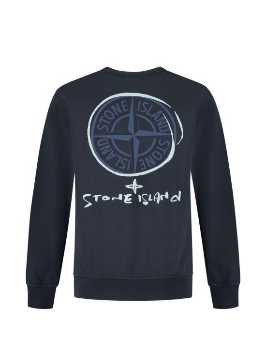 26SS [키즈] 스톤 아일랜드 풀오버 L1S166100018 S0370V0020 Blue - STONE ISLAND