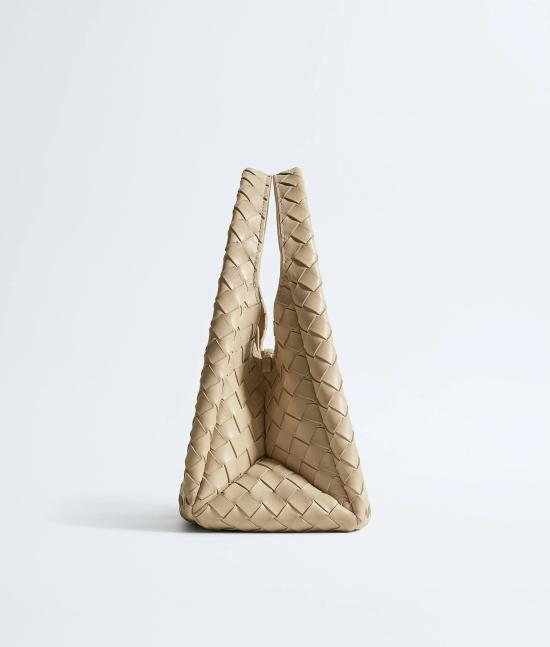 26SS 보테가베네타 스몰 캄파나 토트백 854248V4SC09614 Beige - BOTTEGA VENETA