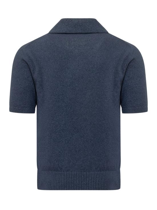 26SS 돌체앤가바나 폴로 티셔츠 GXZB1ZJGMGX B3895 BLU SCURO - DOLCE & GABBANA