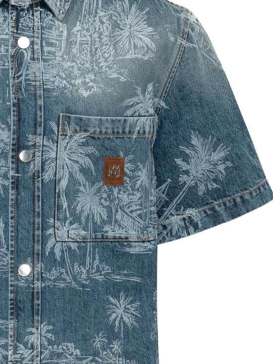 26SS 아미리 긴팔 셔츠 AMTOSH1121 922 HARBOR INDIGO - AMIRI