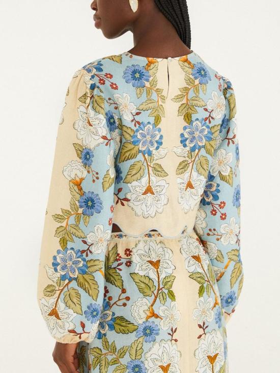 26SS 팜 리오 셔츠 350502 GARDENSCARFBLUE26046 Azzurro - FARM RIO