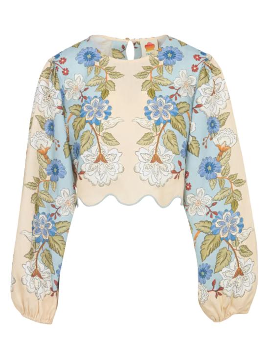 26SS 팜 리오 셔츠 350502 GARDENSCARFBLUE26046 Azzurro