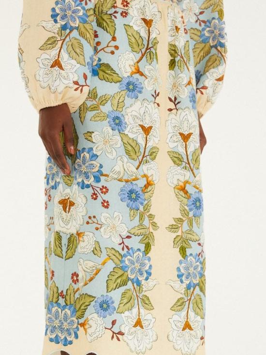 26SS 팜 리오 미디 스커트 350503 GARDENSCARFBLUE26046 Clear Blue - FARM RIO