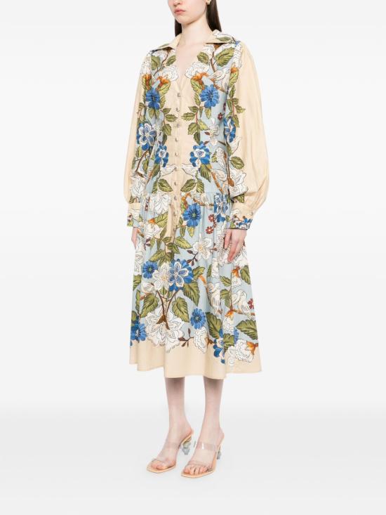 26SS 팜 리오 미디 원피스 328824 GARDENSCARFBLUE26046 Clear Blue - FARM RIO