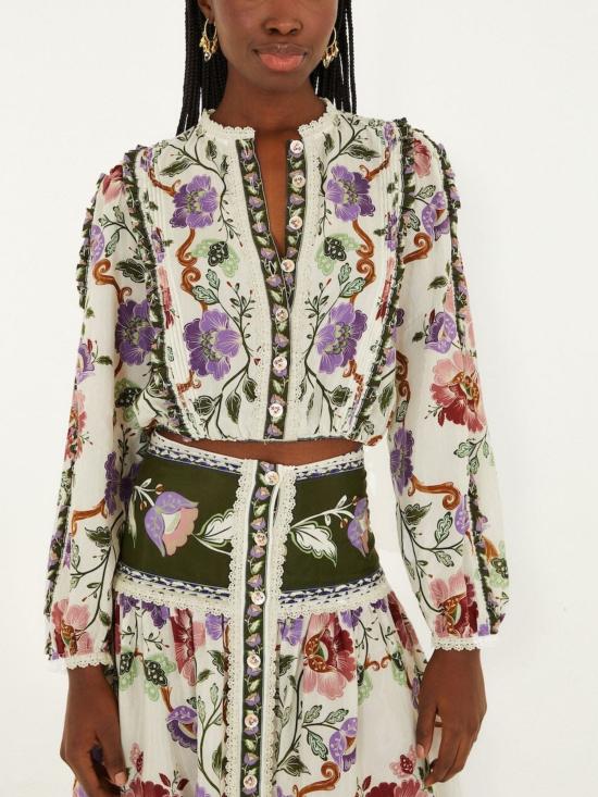 26SS 팜 리오 셔츠 344234 ROCOCOFLOWERSCREAM26091 MultiColour - FARM RIO