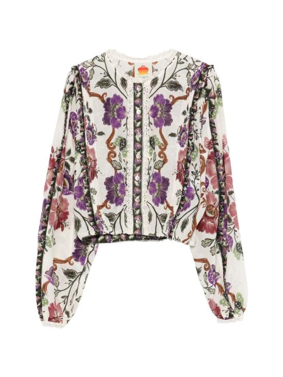 26SS 팜 리오 셔츠 344234 ROCOCOFLOWERSCREAM26091 MultiColour - FARM RIO