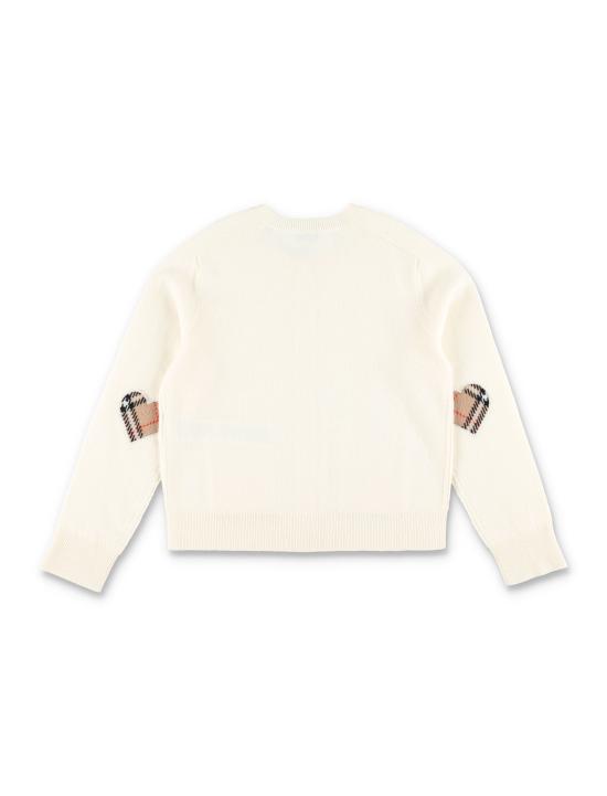 26SS [키즈] 버버리 가디건 8117186 A1452 Bianco - BURBERRY