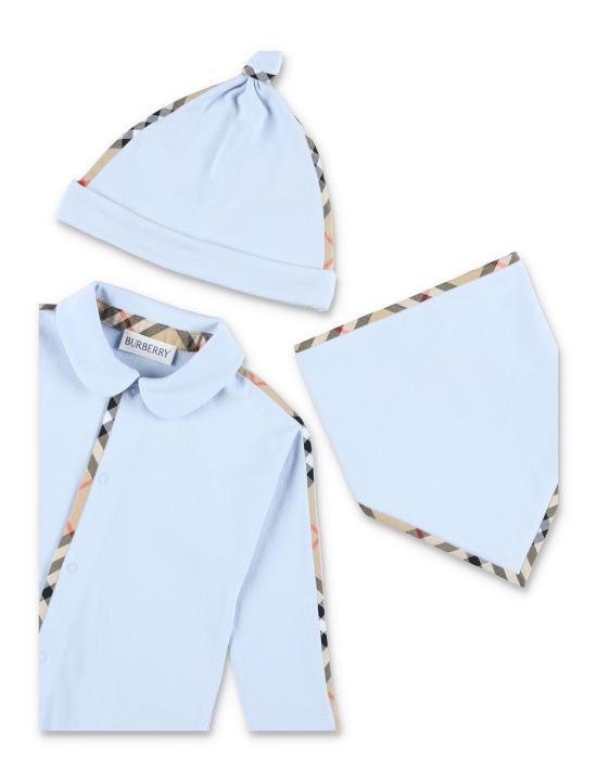 26SS [키즈] 버버리 캐주얼 세트 8119821 A2165 ICE BLUE - BURBERRY