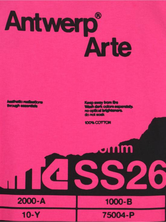 26SS 아르떼 앤트워프 반팔 티셔츠 SS26 099T WHITE White - ARTE ANTWERP