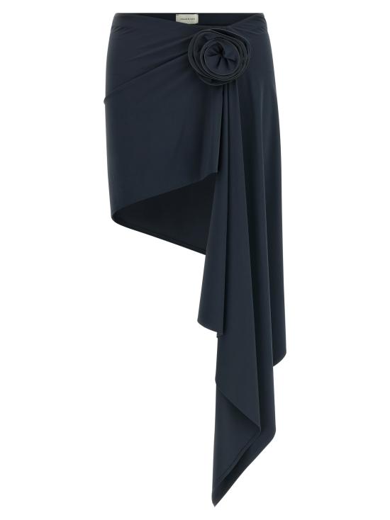 26SS 마그다뷰트림 미디 스커트 835526 GREY Grigio