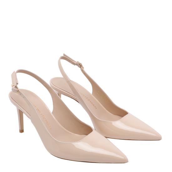 26SS 스튜어트 와이츠먼 힐/펌프스 SK670 STUART POWER SLINGBACK 75 PATXW7 Pink - STUART WEITZMAN