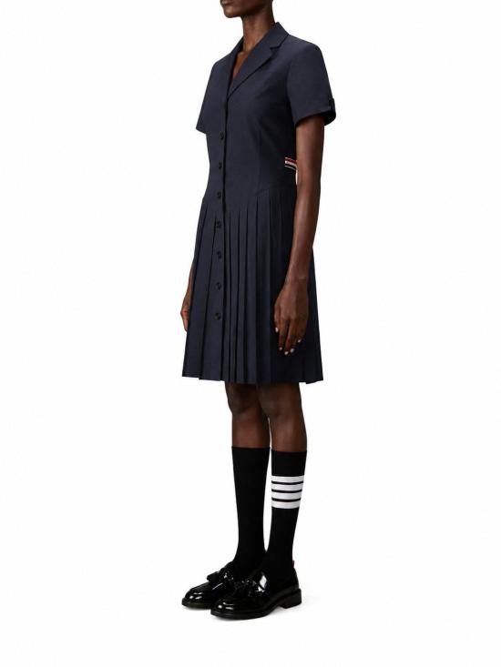 26SS 톰브라운 스트레이트 팬츠 FDSF49UF1063 415 NAVY - THOM BROWNE