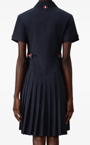 26SS 톰브라운 스트레이트 팬츠 FDSF49UF1063 415 NAVY - THOM BROWNE