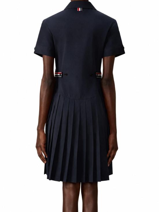 26SS 톰브라운 스트레이트 팬츠 FDSF49UF1063 415 NAVY - THOM BROWNE