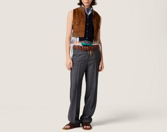 26SS 미우미우 스웨터 MMV380SOOO19RL F0008 BLEU - MIU MIU