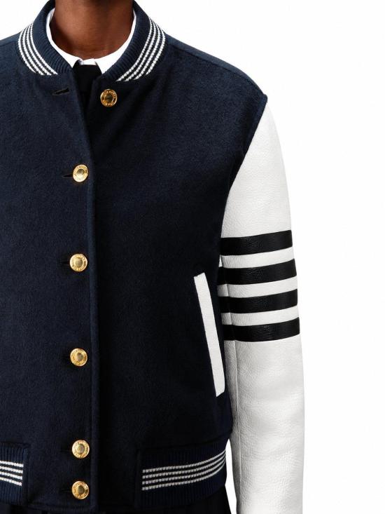 26SS 톰브라운 봄버 자켓 FBD071EF1027 415 NAVY - THOM BROWNE