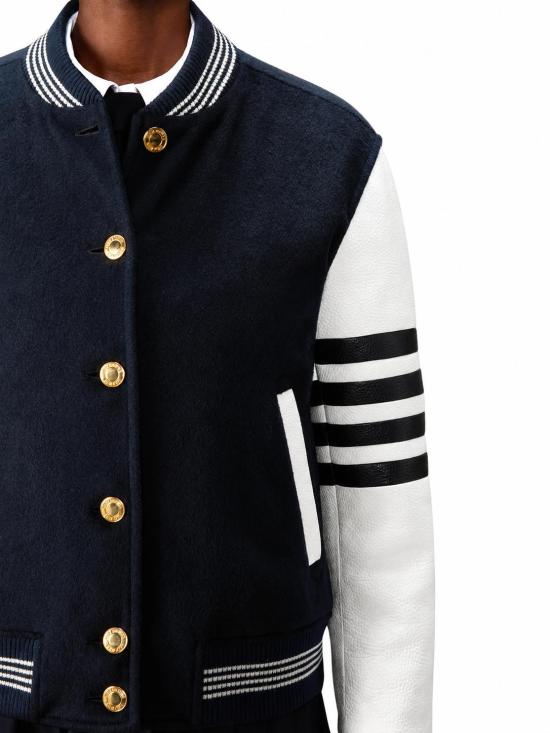 26SS 톰브라운 봄버 자켓 FBD071EF1027 415 NAVY - THOM BROWNE