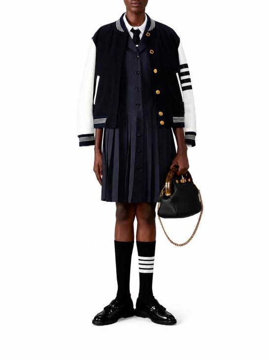 26SS 톰브라운 봄버 자켓 FBD071EF1027 415 NAVY - THOM BROWNE