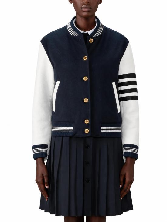 26SS 톰브라운 봄버 자켓 FBD071EF1027 415 NAVY - THOM BROWNE