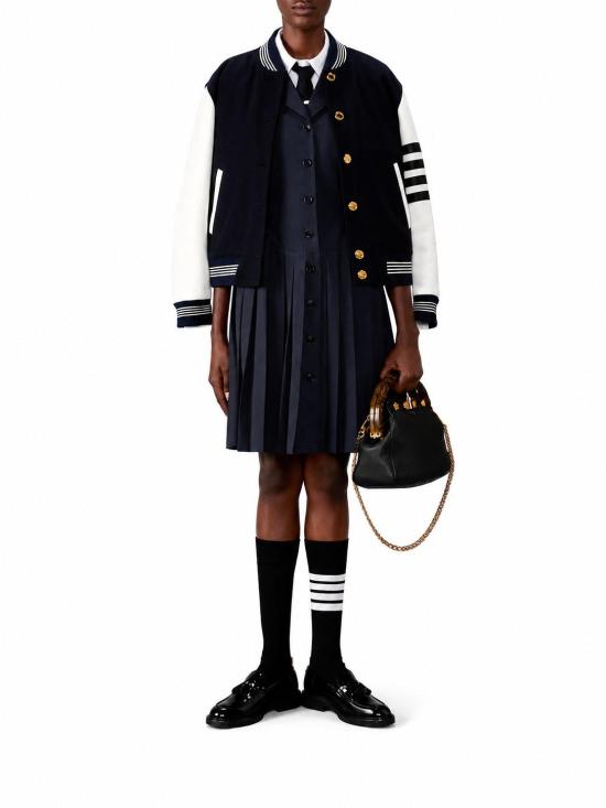26SS 톰브라운 봄버 자켓 FBD071EF1027 415 NAVY - THOM BROWNE